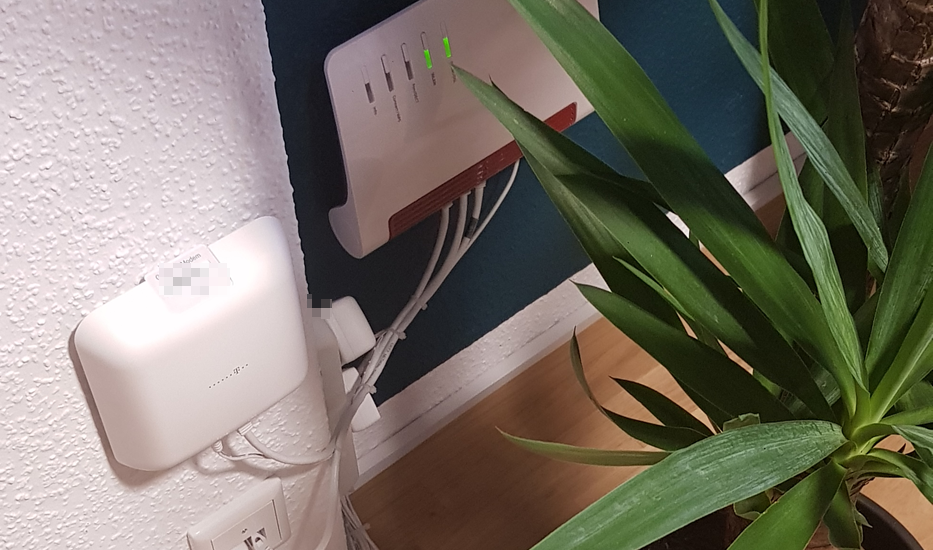 Router und Modem Verkabelung - Secure77